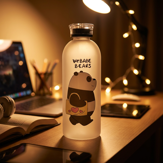 We Bare Bears Panda Water Bottle (1000ml)