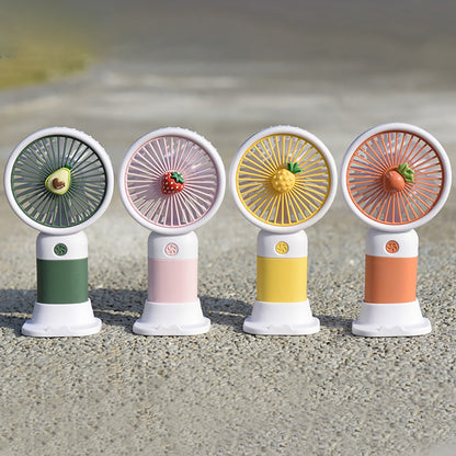 Multifunctional Fruit Cartoon Mini Fan