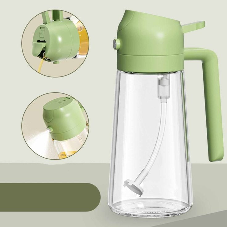 2-in-1 Oil Spray & Dispenser Bottle (470ml)