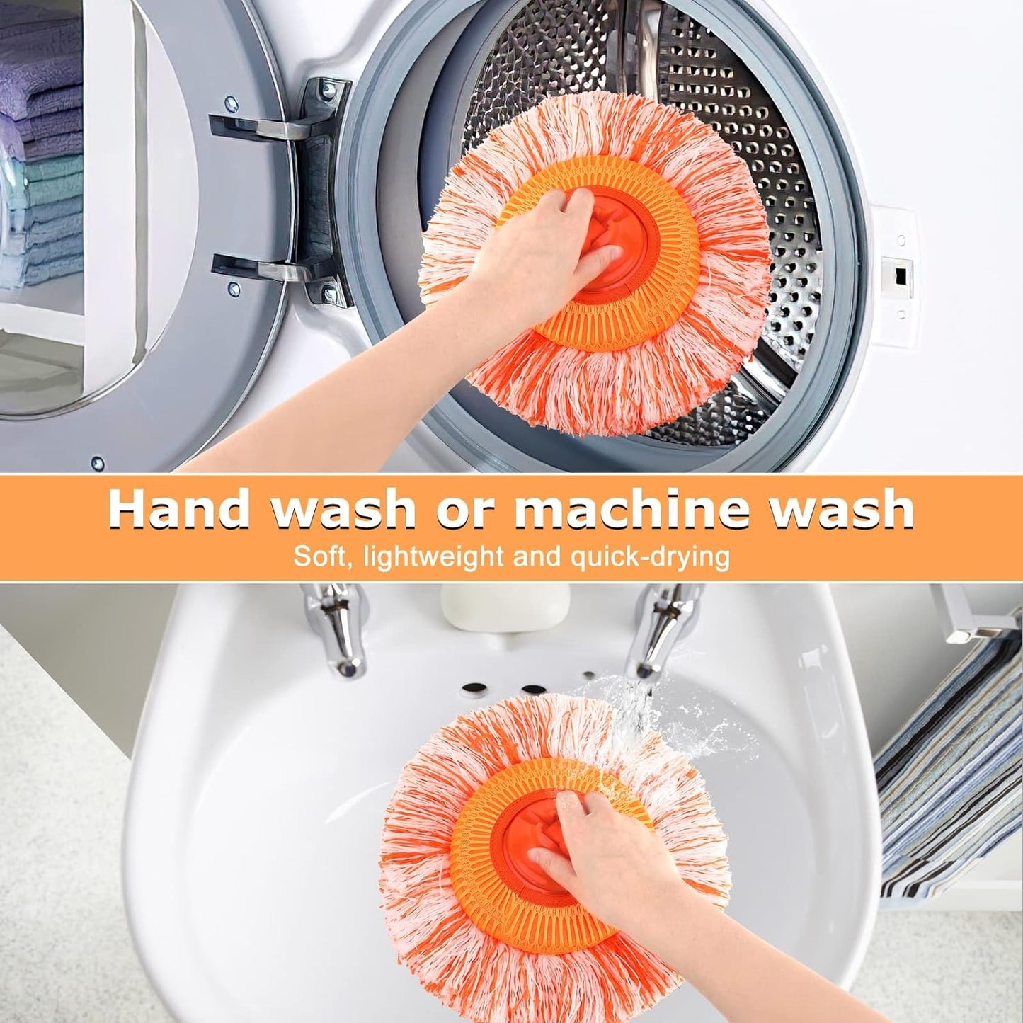 Long-Handle Microfiber Cleaning Mop