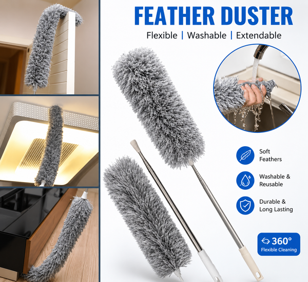 Microfiber Extendable Fan Duster