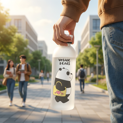 We Bare Bears Panda Water Bottle (1000ml)