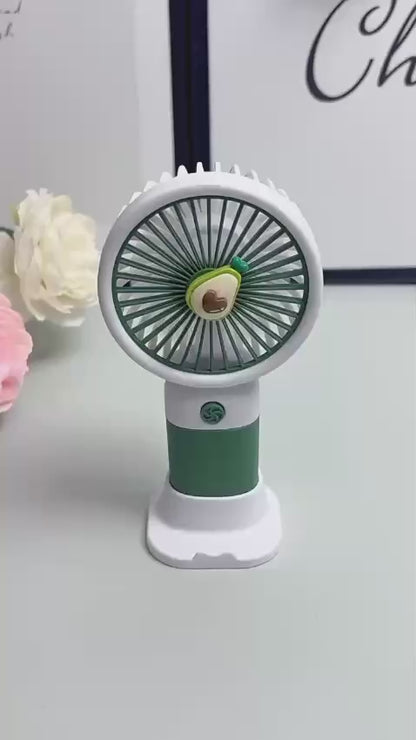Multifunctional Fruit Cartoon Mini Fan
